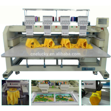 Automatic embroidery machine with multi heads and multi needles